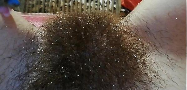  Hairy bush fetish videos the best hairy pussy in close up with big clit